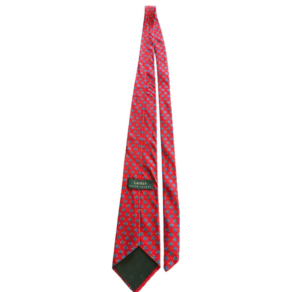 Lauren Ralph Lauren 100% silk fish tie vintage - Picture 3 of 6